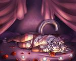  candle charr clothing feline flower glasswalker guild_wars guildwars2 lingerie mammal plant rose video_games 