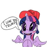  &lt;3 &lt;3_eyes 2016 alpha_channel blush coinpo cum english_text equine feathers female feral friendship_is_magic fur hair hat horn looking_at_viewer mammal multicolored_hair my_little_pony penis_horn purple_feathers purple_fur simple_background solo text transparent_background twilight_sparkle_(mlp) winged_unicorn wings 