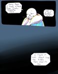  aftertale animated_skeleton black_background bone clothing coat comic dialogue english_text loverofpiggies sans_(undertale) simple_background skeleton text undead undertale video_games 