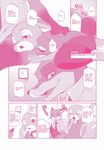  2016 canine comic dialogue disney english_text female fox inumimi_moeta judy_hopps lagomorph male mammal monochrome nick_wilde pink_and_white rabbit text zootopia 