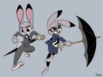  2016 anthro disney female judy_hopps lagomorph mammal rabbit rikuta zootopia 