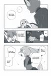  2016 anthro black_and_white bulletproof_vest canine clothed clothing comic dialogue disney duo english_text female fox hard_translated hi_res inumimi_moeta judy_hopps lagomorph male mammal manga monochrome nick_wilde police_uniform rabbit text uniform zootopia 