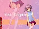  blushing flat_chest itou_noiji nagato_yuki noizi_itou short_hair skirt suzumiya_haruhi_no_yuuutsu thigh_highs thighhighs wallpaper yuki_nagato 