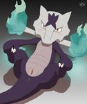  2016 alolan_marowak anus female looking_at_viewer nintendo pok&eacute;mon presenting pussy solo video_games winick-lim 