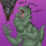  asphyxiation azathura bulge canine choking jess long_neck mammal monster open_mouth scalie size_difference tongue vore wolf 