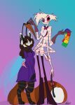  angel_dust condom demon dust hazbin_hotel lgbtq nova_(red_panda_qt) red_panda_qt suggestive 