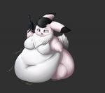  2016 anthro belly big_belly brantonisme female lagomorph mammal obese overweight overweight_female rabbit 