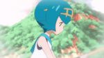  animal_abuse animated animated_gif blue_eyes blue_hair flashback green_hair orange_hair pokemon pokemon_(anime) pokemon_sm popplio purple_hair suiren_(pokemon) sunglasses team_skull team_skull_grunt 