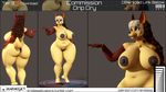  3d_(artwork) anthro breasts butt digital_media_(artwork) dripdry endless_(artist) female hi_res mammal 