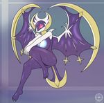  anthro anthrofied big_breasts breasts feet female humanoid_feet legendary_pok&eacute;mon lunala nintendo nude pok&eacute;mon pussy smile tanukiarts tanukiyasha video_games 