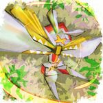  kartana leaf legendary_pokemon no_humans pokemon pokemon_(creature) solo yorunogaitou 