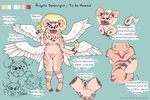  angel angelic anthro arachnid arthropod lazybutts lustylamb model_sheet pussy spider 