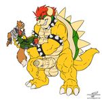  anthro armband balls big_balls big_penis bowser canine claws clothing crossover duo erection fox fox_mccloud horn huge_penis humanoid_penis imminent_rape koopa larger_male male male/male mammal mario_bros nintendo nude open_mouth partially_retracted_foreskin penis precum rape_face reptile scalie shell size_difference smaller_male spikes star_fox teeth toe_claws uncut video_games wolfblade 