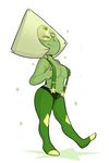  2016 alien big_breasts blushmallet breasts cartoon_network female gem_(species) one_eye_closed peridot_(steven_universe) smile solo steven_universe wink 