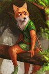  2016 7theaven anthro canine disney fox fur male mammal robin_hood robin_hood_(disney) 