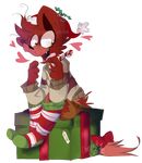  2016 anthro canine caramelcraze christmas five_nights_at_freddy&#039;s fox foxy_(fnaf) fur holidays mammal video_games 