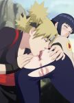  2girls anilingus anus blonde_hair blue_hair cum cum_in_ass from_behind hyuuga_hinata looking_back multiple_girls naruto naruto_(series) pussy temari uncensored yuri 