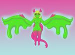  areola breasts dragon female goo_creature horn mochaconcoctions monster_girl_(genre) nipples pussy sandy_(mochaconcoctions) slime wings 