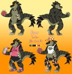  anthro candychameleon clothed clothing crocodile crocodilian featureless_crotch male model_sheet nude reptile scalie smile solo teeth 