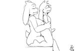  age_difference anal anal_penetration animated arm_grabbing asriel_dreemurr black_and_white boss_monster breasts byondrage caprine cub eyes_closed floppy_ears goat herm humanoid_penis incest intersex kneeling mammal monochrome mother parent penetration penis riding sex sitting size_difference son toriel undertale video_games young 