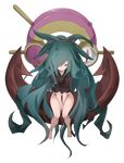  :o absurdly_long_hair anchor aqua_hair artist_request bare_legs between_legs black_panties collarbone crack dhelmise from_above full_body gen_7_pokemon hair_over_one_eye long_hair looking_at_viewer navel no_nose open_mouth panties personification pokemon red_eyes school_uniform serafuku short_sleeves sitting solo transparent_background underwear v_arms very_long_hair 