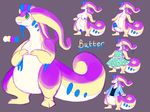  alternate_color anthro big_penis candychameleon clothed clothing erection fan_character female goodra huge_penis male model_sheet nintendo nude obese overweight penis pok&eacute;mon pussy sketch solo standing video_games 