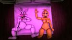  2016 3d_(artwork) animatronic anthro avian bed bird breast_grab breasts canine chicken digital_media_(artwork) duo female five_nights_at_freddy&#039;s five_nights_at_freddy&#039;s_2 fox hand_on_breast hi_res looking_at_viewer lying machine mammal mangle_(fnaf) nipples non-mammal_breasts nude on_bed open_mouth pinup pose pussy robot smile source_filmmaker spread_legs spreading tongue toy_chica_(fnaf) video_games xboxking37 