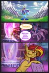  alorix comic equine female friendship_is_magic horse magic mammal my_little_pony search_for_twilight sunset_shimmer 