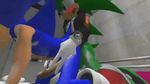  anal animated butt clothing cum male male/male mammal penis pixels scourge_the_hedgehog sex sonic_(series) sonic_the_hedgehog 