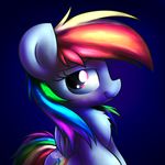  blush chest_tuft cutie_mark equine female feral friendship_is_magic hair heavymetalbronyyeah looking_back mammal multicolored_hair my_little_pony pegasus rainbow_dash_(mlp) sitting smile solo tuft wings 