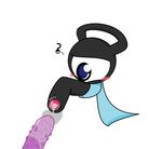  ambiguous_gender anal anus blush dildo gaping gaping_anus glury(character) invalid_tag nintendo pok&eacute;mon pussy scarf sex_toy unown video_games 