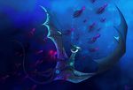  2013 dragon group horn membranous_wings neytirix solo spread_wings underwater water wings 
