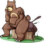  bear feces hyper hyper_feces male mammal nintendo pok&eacute;mon scat video_games 