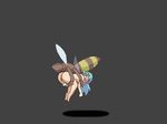  animated arthropod eluku99 expand_bee fairy fairy_fighting female flying forced insect maggots pinned prolapse rape simple_background tiki_(fairy_fighting) wings worm 