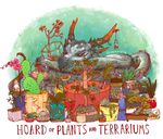  alternate_version_available ambiguous_gender bamboo bonsai cactus coiling dragon english_text feral hoard horn iguanamouth orchid plant potted_plant scalie sharp_fangs solo terrarium text 