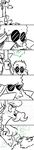  ! 2016 anthro caprine clipboard clothed clothing comic dialogue disguise disney duo edy_(inkyfrog) english_text eyewear facial_hair fake_mustache fan_character female freckles giraffe inkyfrog mammal mustache pen restricted_palette sheep simple_background sunglasses sweat sweatdrop text white_background wool zootopia 