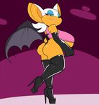  anthro bat big_breasts breasts clothing female footwear high_heels huge_breasts mammal platform_shoes reiduran rouge_the_bat shoes sonic_(series) under_boob 