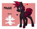  equine fan_character horn mammal marsminer my_little_pony plague solo winged_unicorn wings 