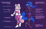  &lt;3 anthro anthrofied caroo clothing collar duo english_text equine female friendship_is_magic horn mammal my_little_pony princess_luna_(mlp) rubber skinsuit sparkles straitjacket sweetie_belle_(mlp) text tickle_fetish tickling tight_clothing unicorn winged_unicorn wings 
