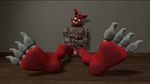  bdsm bondage bound claws dirty feet five_nights_at_freddy&#039;s foxy hawkvally toes video_games 