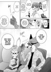  2016 anthro canine comic disney english_text female fox fur judy_hopps lagomorph male mammal namagakiokami nick_wilde rabbit text zootopia 