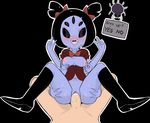  anthro arachnid areola arthropod black_hair blush boots breasts butt clitoris clothing duo erection fangs female first_person_view footwear hair hair_bow hair_ribbon hearlesssoul hi_res looking_at_viewer male male/female muffet multi_arm multi_eye multi_limb navel nipple_pinch nipples open_mouth penetration penis pigtails pinch popon13 pussy ribbons sex spider undertale vaginal vaginal_penetration video_games 