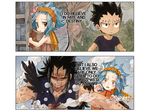  1boy 1girl character_request comic fairy_tail nature plant rusky tagme upper_body 