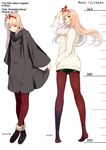  alternate_costume ankle_boots bangs black_cardigan black_footwear black_shorts boots cardigan casual character_name coat contemporary dual_persona fujiwara_no_mokou fur-trimmed_boots fur_trim hair_ribbon hairband height_chart houmatu_awa legs long_hair long_legs long_sleeves looking_at_viewer multiple_girls no_shoes open_mouth pantyhose pantyhose_under_shorts pink_hair red_eyes red_hairband red_legwear ribbon short_shorts shorts smile sweater teeth touhou typo white_background white_sweater winter_clothes 