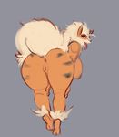  anthro anthrofied anus arcanine bent_over big_breasts big_butt black_fur black_nose black_stripes blue_eyes breasts butt canine digital_media_(artwork) female fur grey_background hair hands_on_knees huge_breasts huge_butt inviting liveforthefunk long_hair looking_at_viewer looking_back mammal multicolored_fur nintendo nipples nude open_mouth orange_fur pok&eacute;mon presenting presenting_anus presenting_hindquarters presenting_pussy pussy seductive simple_background smile solo striped_fur stripes thick_thighs tongue tongue_out video_games white_fur white_hair wide_hips 