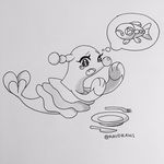  brionne crying cute eyelashes fish fork knife mammal marine nintendo pinniped pok&eacute;mon raudraws seal sketch tears video_games wishiwashi_(solo_form) 