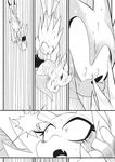  bat close-up comic echidna female gashigashi knuckles_the_echidna male mammal monotreme raining rouge_the_bat sonic_(series) surprise tears 