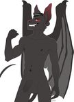  balls bat fangs flaccid male mammal nude penis ruby_the_bat smile uncut wings 