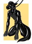  bit_gag bondage_gloves equine gag harness horse kneeling leash male mammal petplay ponyplay reins roleplay rubber thewhitefalcon 