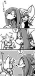  bat canine comic echidna female fox hedgehog kiss_mark knuckles_the_echidna male mammal miles_prower monotreme rouge_the_bat silver_the_hedgehog sonic_(series) text translation_request urahyu 